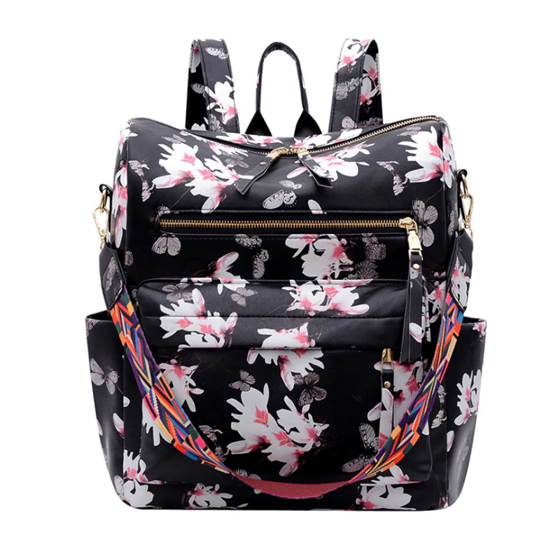 Vintage PU Leather Backpack - Image 8
